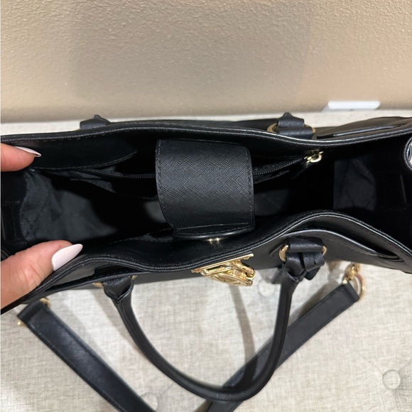 Michael Kors Black with Gold Hardware
